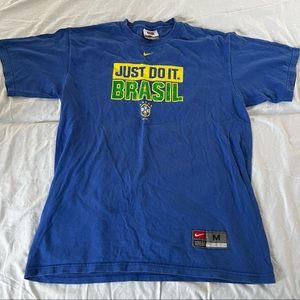 vtg Brazil world cup nole soccer shirt M
